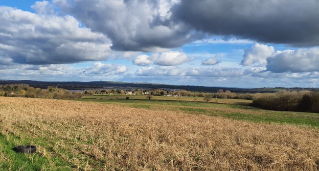 Views north-east towards Otmoor from near Noke